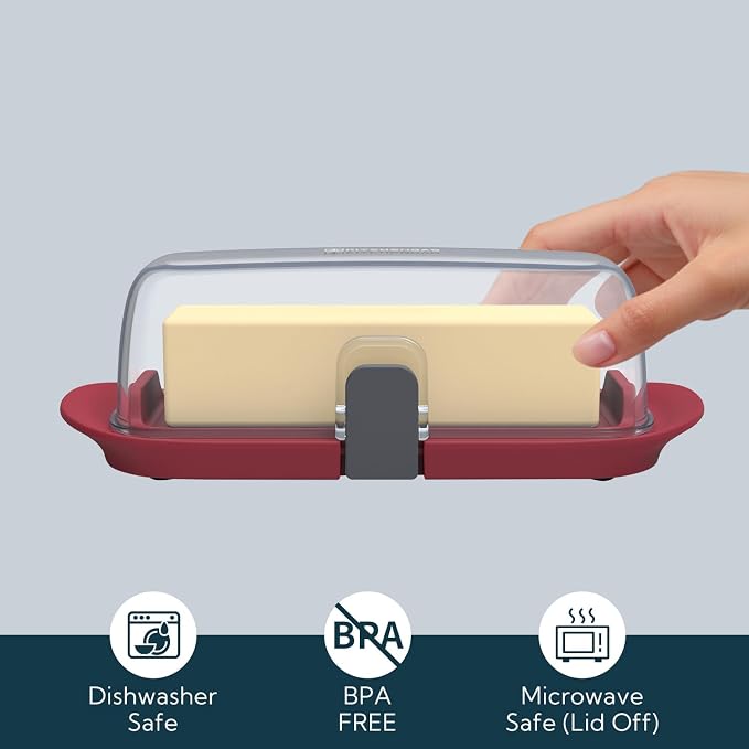 KITCHENDAO One-handed Airtight Butter Dish - Image 7