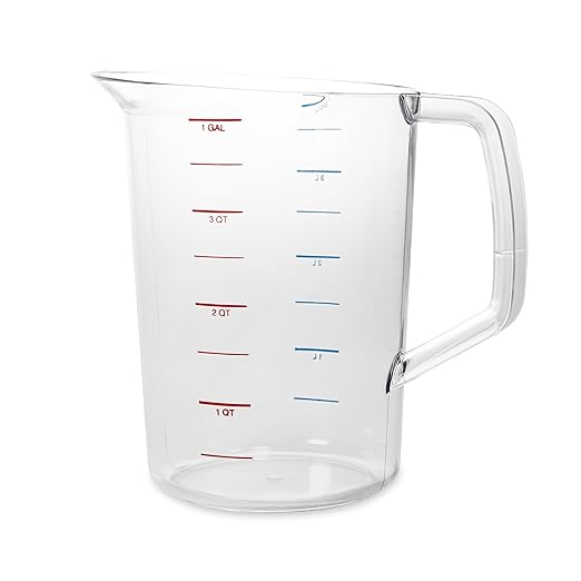 Rubbermaid Commercial Products Bouncer Clear Measuring Cup, 16-Cup/4-Quart by RubbermaidCommercialProducts