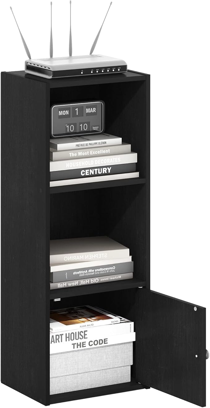 Furinno LUDER Book Shelf, 3-Tier Modern Bookshelf, Bookcase by Furinno-FitsYourSpaceFitsYourBudget