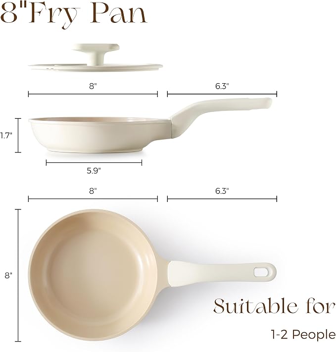 PRICUSIS Nonstick Ceramic Frying Pan - Image 8