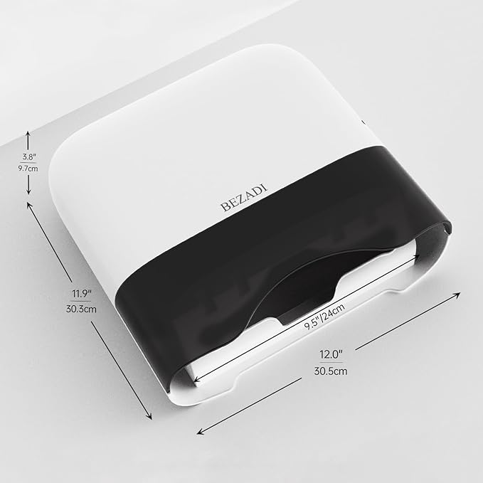 Paper Towel Dispenser, Large Capacity Wall Mount Tissue Dispensers - Image 7