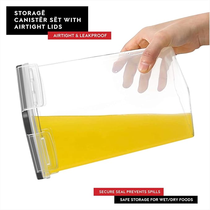 DWËLLZA KITCHEN Airtight Food Storage Container Set - Image 5