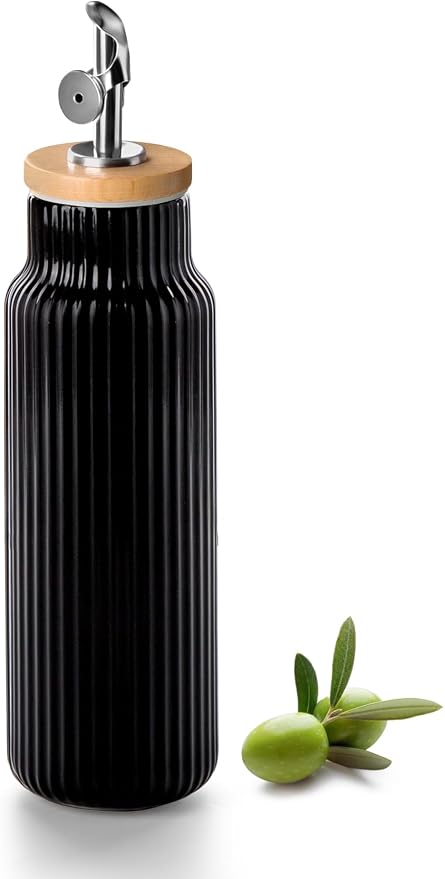 Nucookery Ceramic Olive Oil Dispenser Bottle by Nucookery