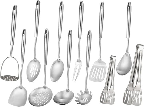 18/10 Stainless Steel Kitchen Utensils Set by Standcn