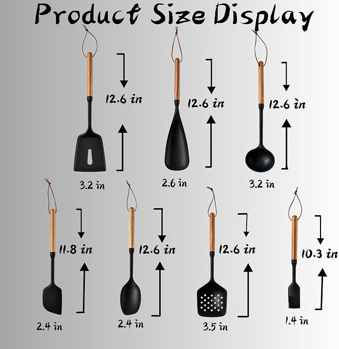 Exquisite Silicone Cooking Utensils Set - Image 9