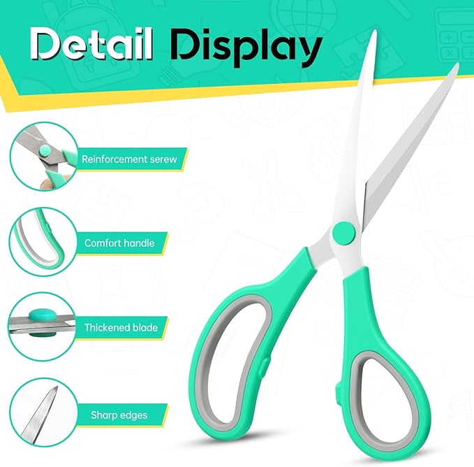 Scissors 8.5 Inch scissors all purpose - Image 3
