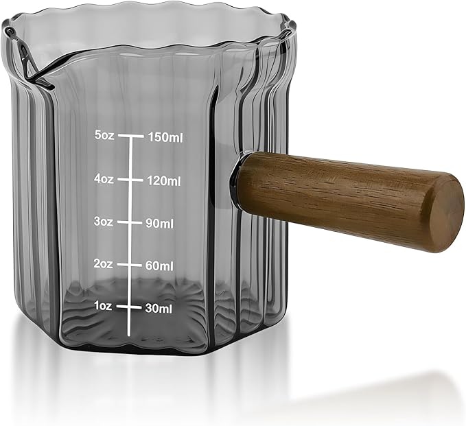 Espresso Measuring Cup 5 Oz, Espresso Glass Cups by Unknown
