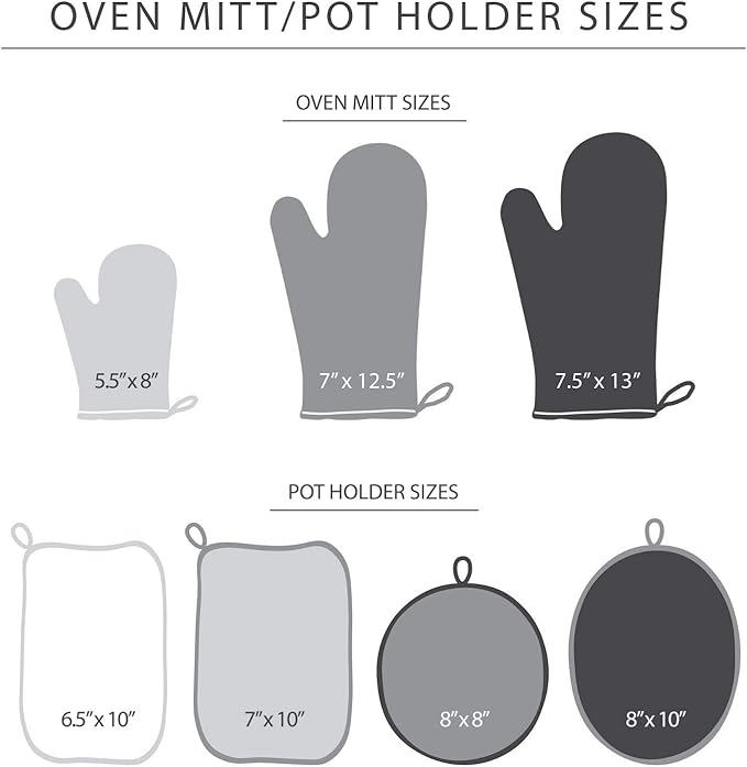 KitchenAid Asteroid Pot Holder 2-Pack Set, Charcoal Grey - Image 6