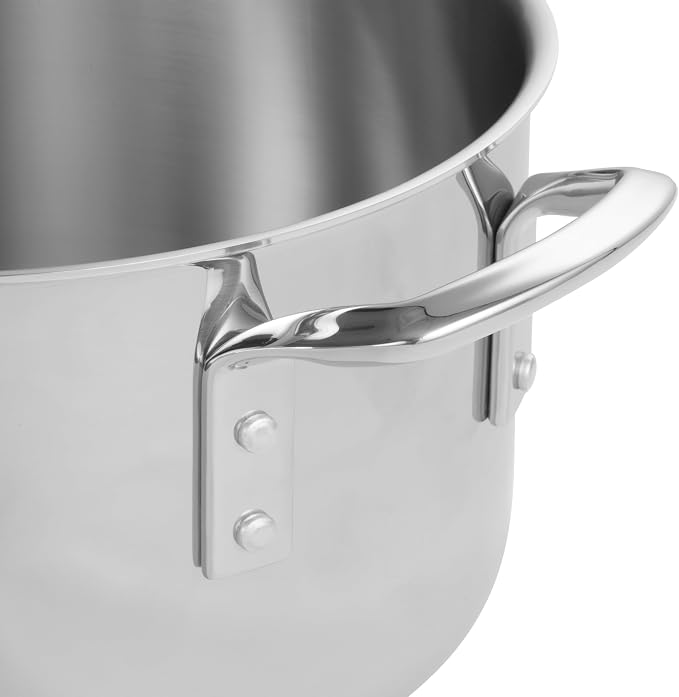 WINCO Tri-Ply Stock Pot, 6-quart-qt-6qt - Image 2