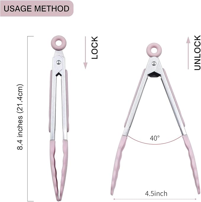 MSY BIGSUNNY Kitchen Food Tongs - Image 2