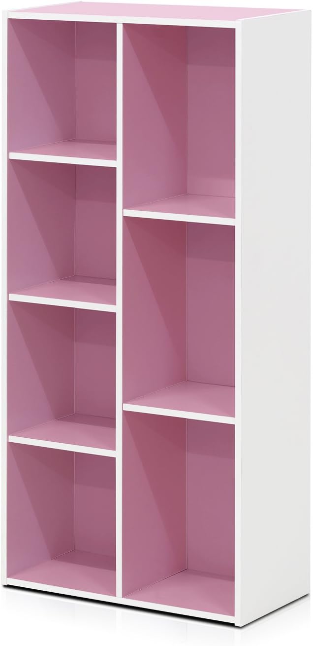 Furinno LUDER Book Shelf, 7-Cube Bookshelf, Bookcase - Image 7