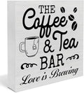 Coffee & Tea Bar Sign Decor, Coffee Tea Station Accessories, Farmhouse Kitchen by Unknown