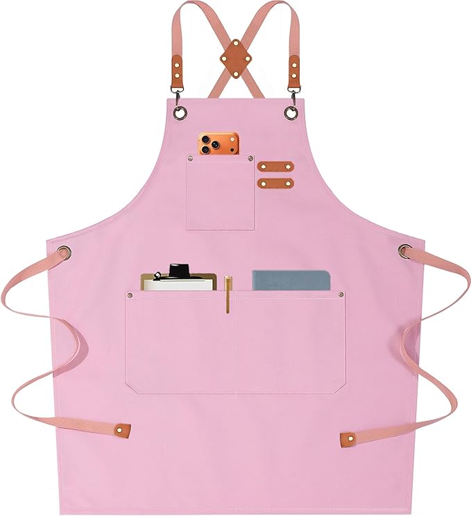 AFUN Chef Aprons for Men Women by BringYouaFun