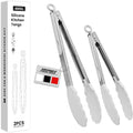 Premium Stainless Steel Heat Resistant Kitchen Tongs by JIDSPWLS-USStrore