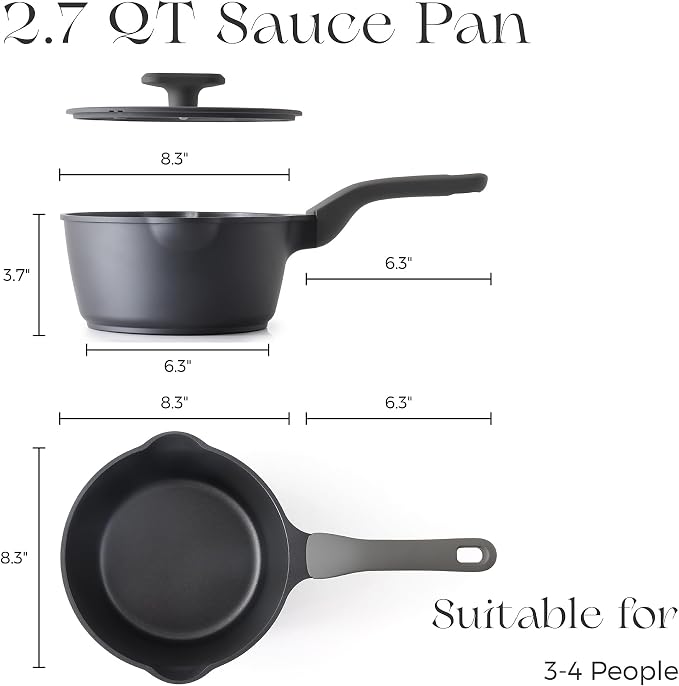 PRICUSIS Nonstick Saucepan - Image 8