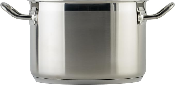 Winco Heavy-Duty Stainless Steel Stock Pot - Image 2