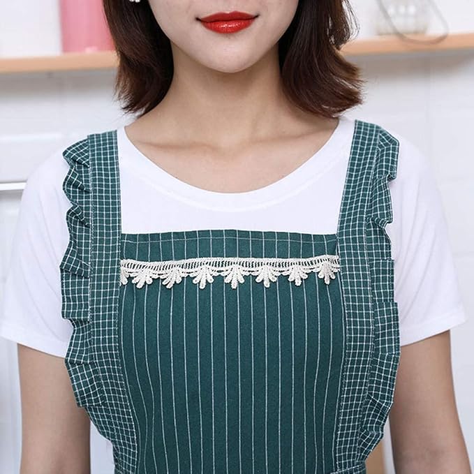 Cute Apron for Women with Pockets, Comfortable Kitchen Apron - Image 6