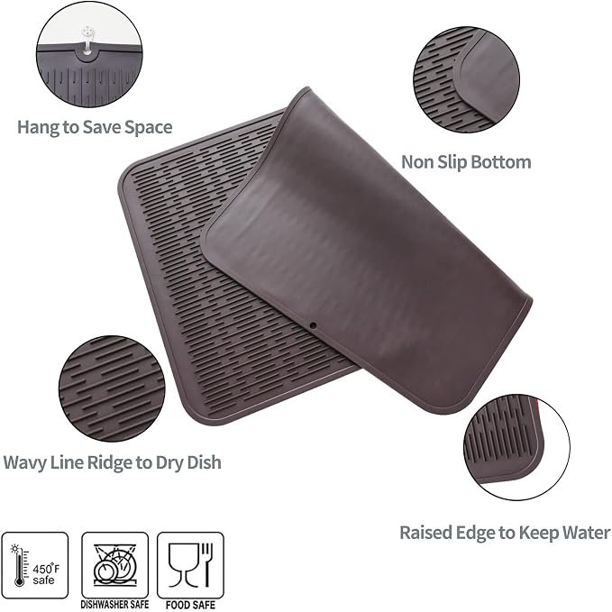 MicoYang Silicone Dish Drying Mat - Image 4