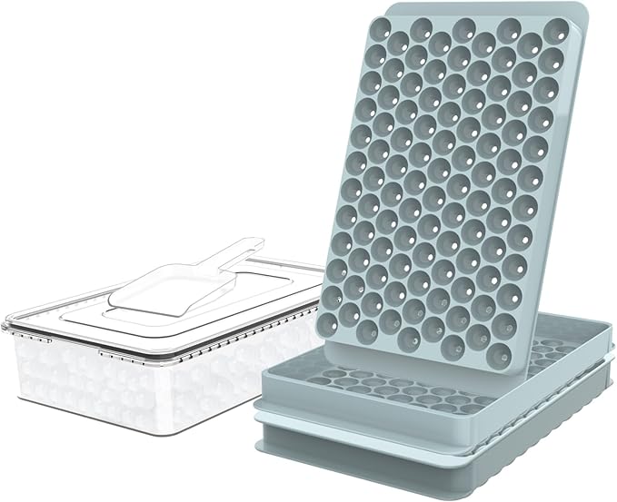 WIBIMEN Mini Ice Cube Trays, 0.55” Tiny Pebble Ice by WIBIMEN