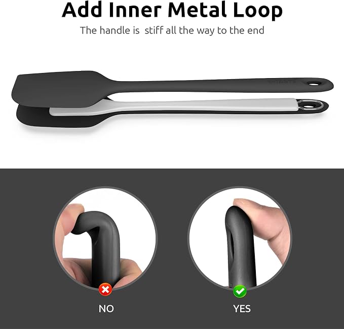 14in Extra Large Silicone Spatula: U-Taste 600ºF Heat Resistant Flexible - Image 8