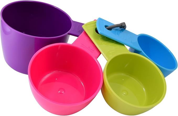R&M International Colorful Measuring Cups, 4-Piece Set - Image 2