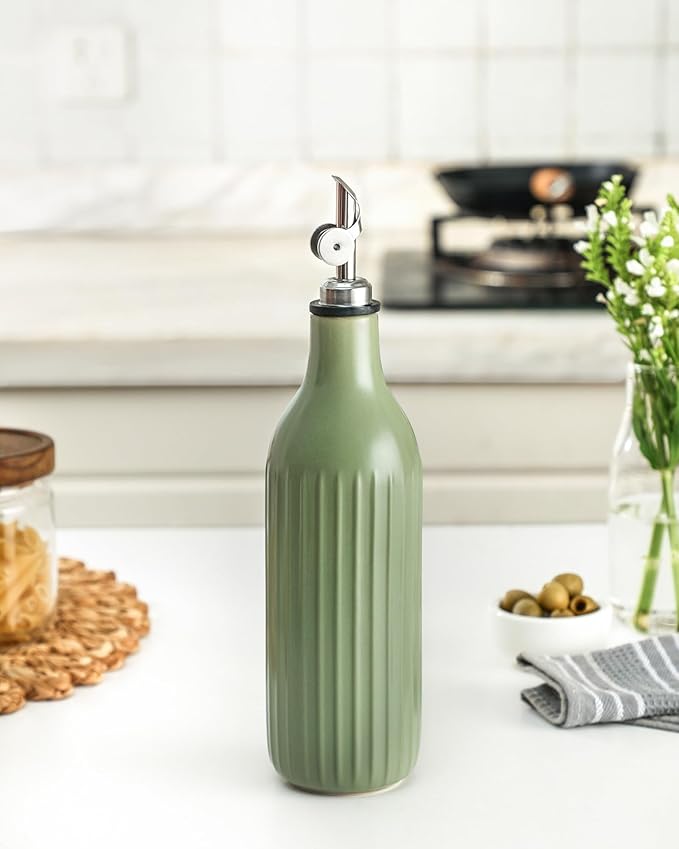 FE FUN ELEMENTS Olive Oil Dispenser Bottle, 19 oz Oil Dispenser - Image 4