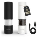 LARS NYSØM Electric Salt and Pepper Grinder Set I Automatic Salt and Pepper by LN