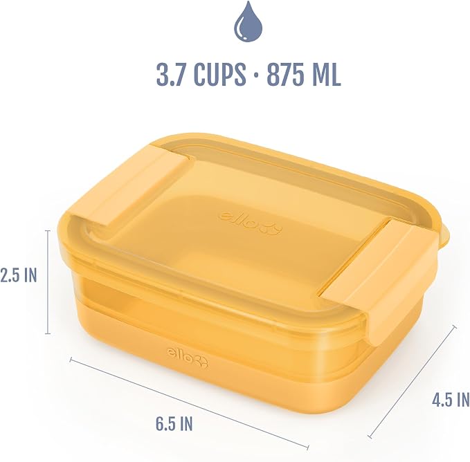 Ello Plastic 3.7 Cup Meal Prep Set 10 Pc, 5 Pack Set - Image 2