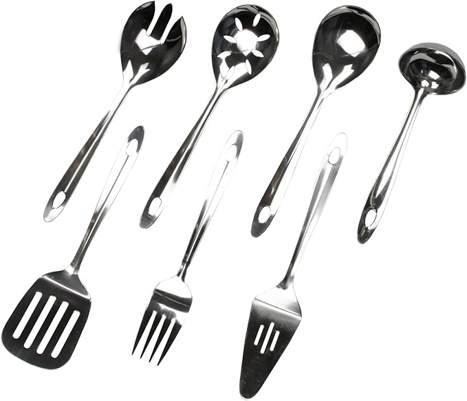 Chef Craft Select Serving Spoon, 9.5 inch, Stainless Steel - Image 3
