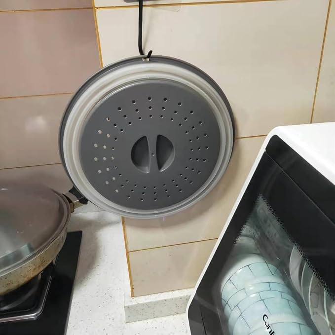 Vented Collapsible Microwave Splatter Cover - Image 6