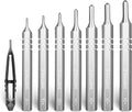 BESTNULE 8 Piece Roll Pin Punch Set, Pin Punch Set, Punch Tools by BESTNULE