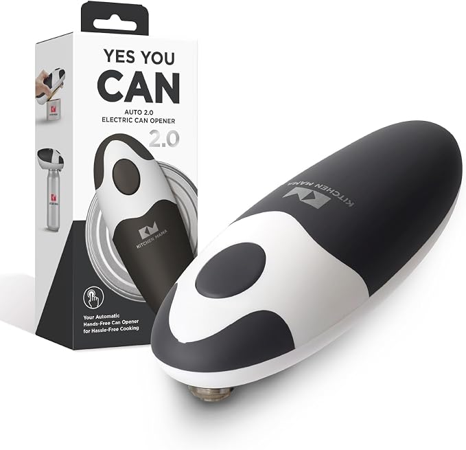 Kitchen Mama Auto 2.0 Electric Can Opener: Blade Opens Almost Any Can Pop or by KitchenMama