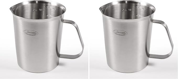 Newness Stainless Steel Measuring Cup, Metal Measuring Cup by Newness