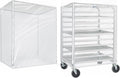 BIEAMA Bun Rack Cover – 10 Tier Commercial Bakers Racks Sheet Pan Rack Cover PVC by BIEAMA