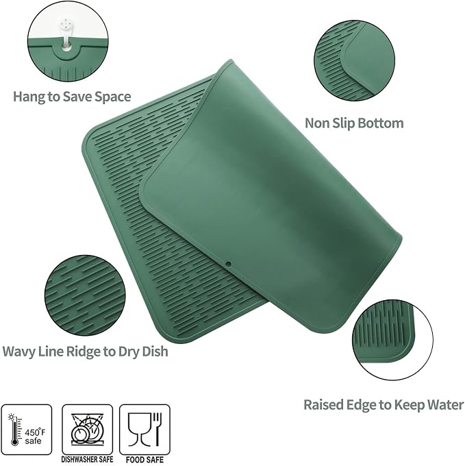 MicoYang Silicone Dish Drying Mat - Image 4
