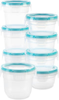 Snapware Plastic Total Solution 16-Pc Food Storage Containers Set, 2-Cup & by Snapware