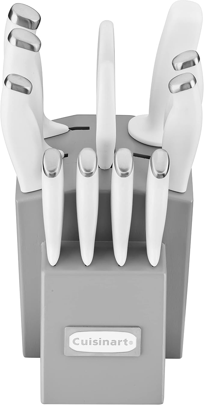 Cuisinart C77SSW-12PG Color Pro Collection 12 Piece Knife Block Set by Cuisinart