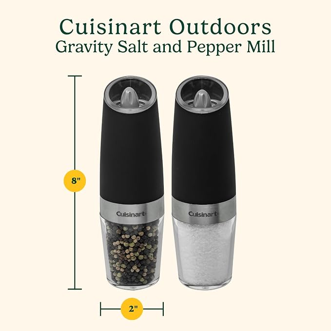 Cuisinart CSS-2424 Gravity Salt and Pepper Spice Mill - Image 2