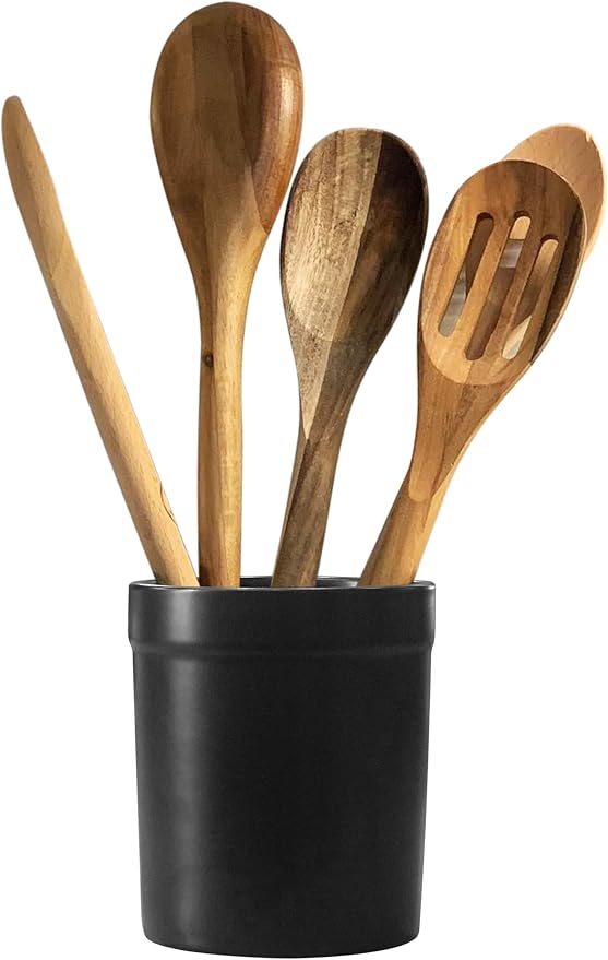 Fox Run 3951 Black Utensil Holder Large by foxrunbrands