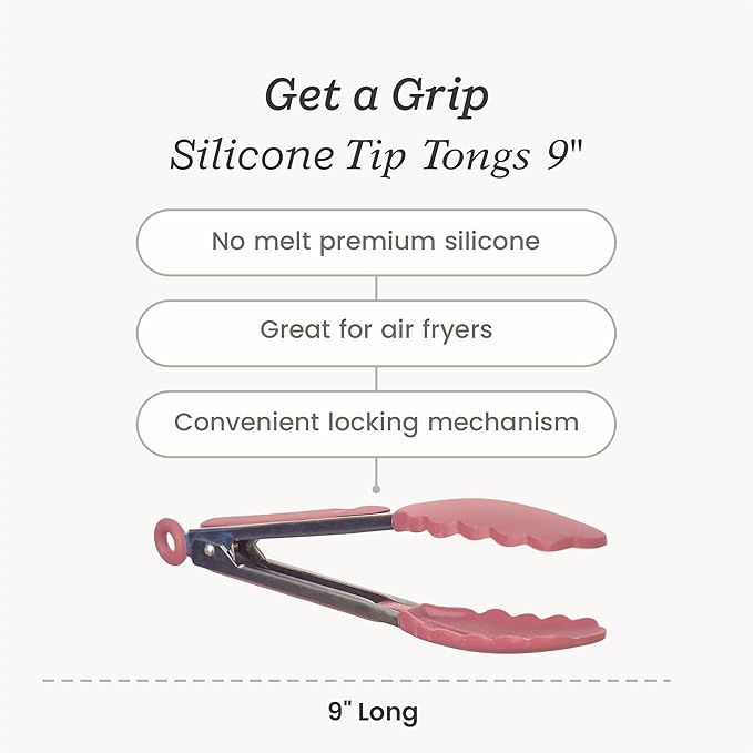 Starpack 'Get a Grip' Silicone Kitchen Tongs - Image 4