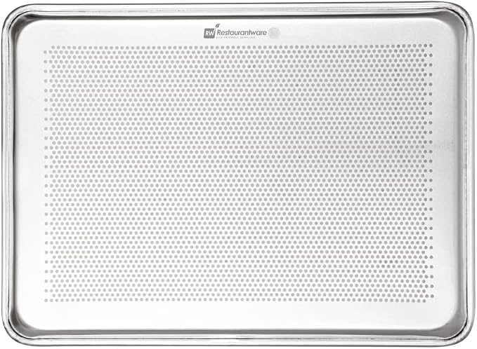 Restaurantware 1 Perforated Bakery Sheet Pan, 18 x 13 Inch Industrial Baking - Image 10