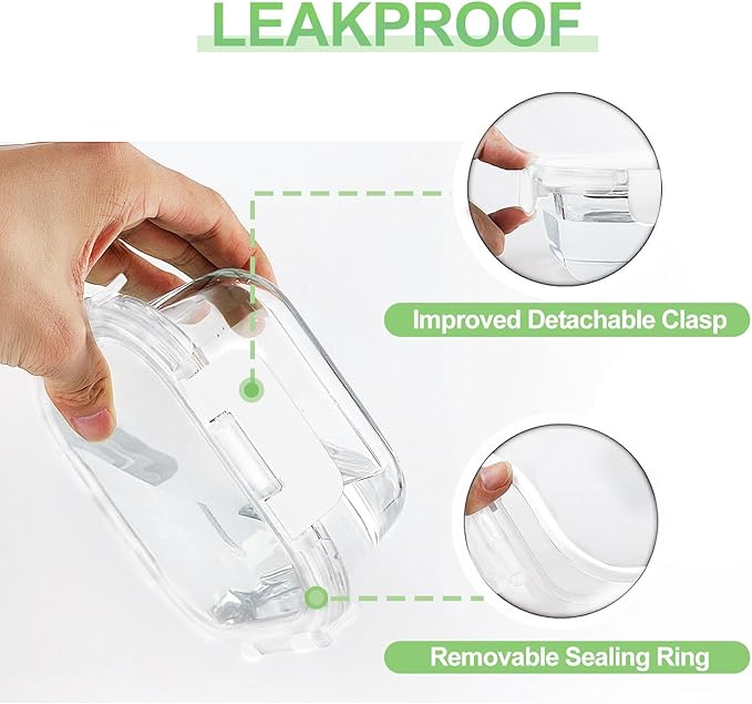 HOMBERKING Glass Food Storage Containers - Image 4