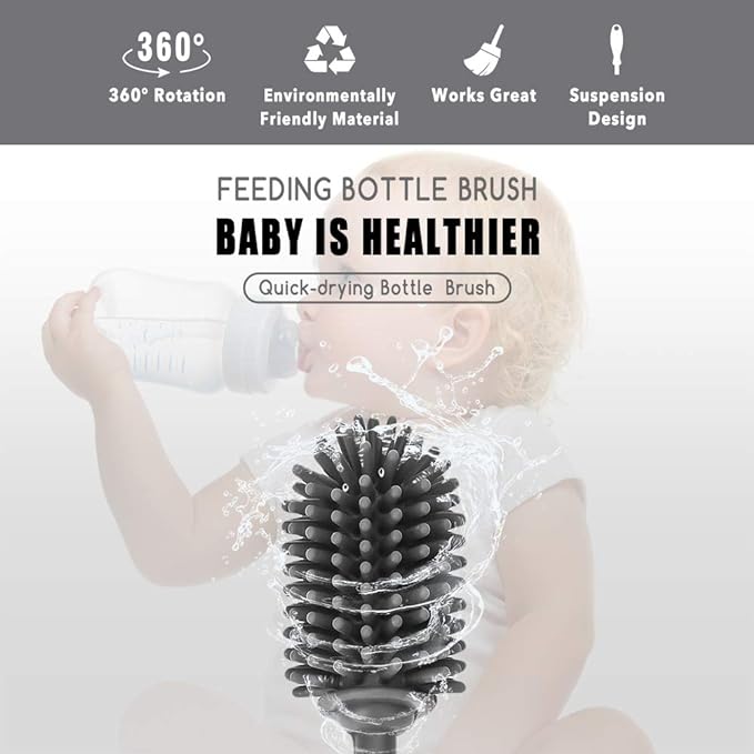 Silicone Bottle Cleaning Brush - Image 2