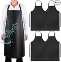 Gotega 4 Pack Waterproof Rubber PVC Apron Adjustable Dishwasher Apron-Women Men by Gotega