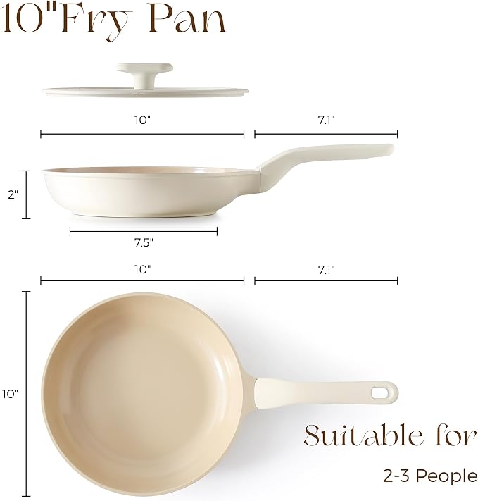 PRICUSIS Nonstick Ceramic Frying Pan - Image 9