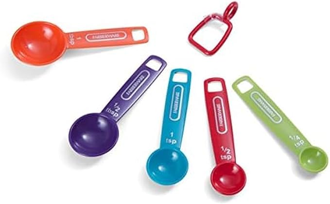 Farberware Professional Plastic Measuring Spoons, Colors may vary by Farberware