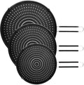 Silicone Splatter Screen for Frying Pan, Grease Splatter Guard, Heat-Resistant by Apidgrowth