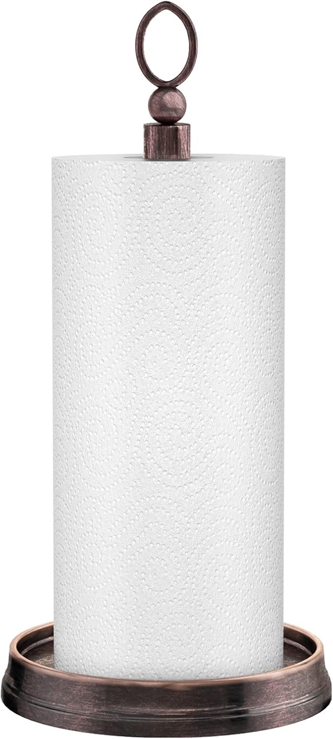 KASUNTO Paper Towel Holder Steel Paper Holder countertop，Black Paper Towel by Kasunto