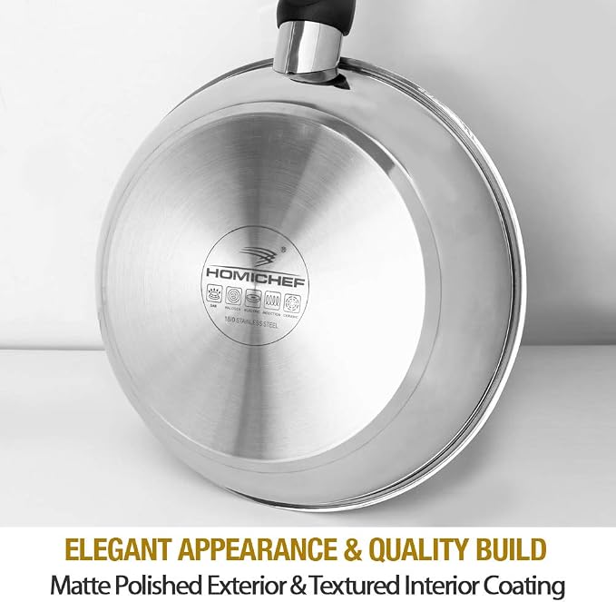 HOMICHEF 11 Inch Nonstick Frying Pan and Skillet - Image 5