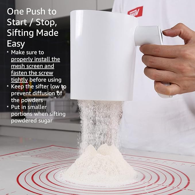 Battery Operated Electric Flour Sifter - Image 2
